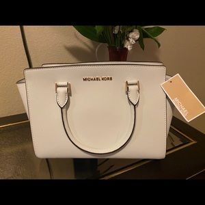 Mk white purse